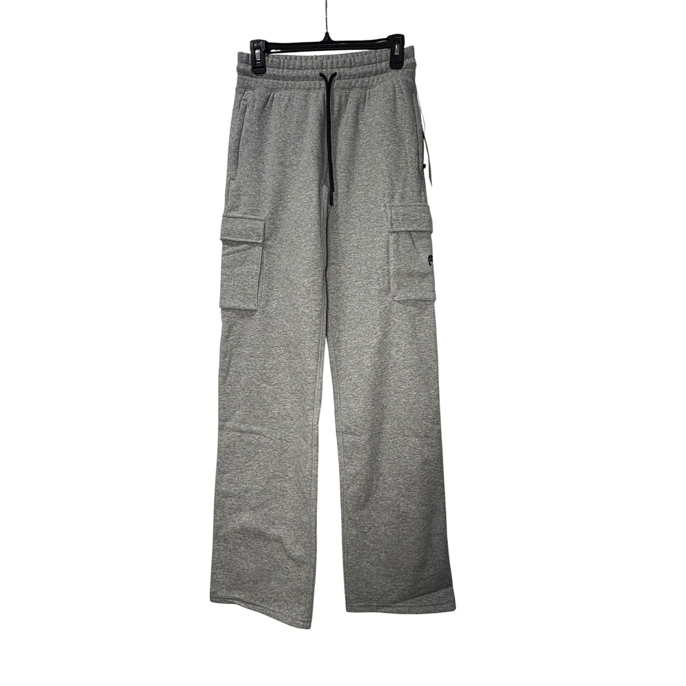 Fabletics‎ Mens Cargo Sweatpants Heather Gray Wide Leg Joggers - XS Tall